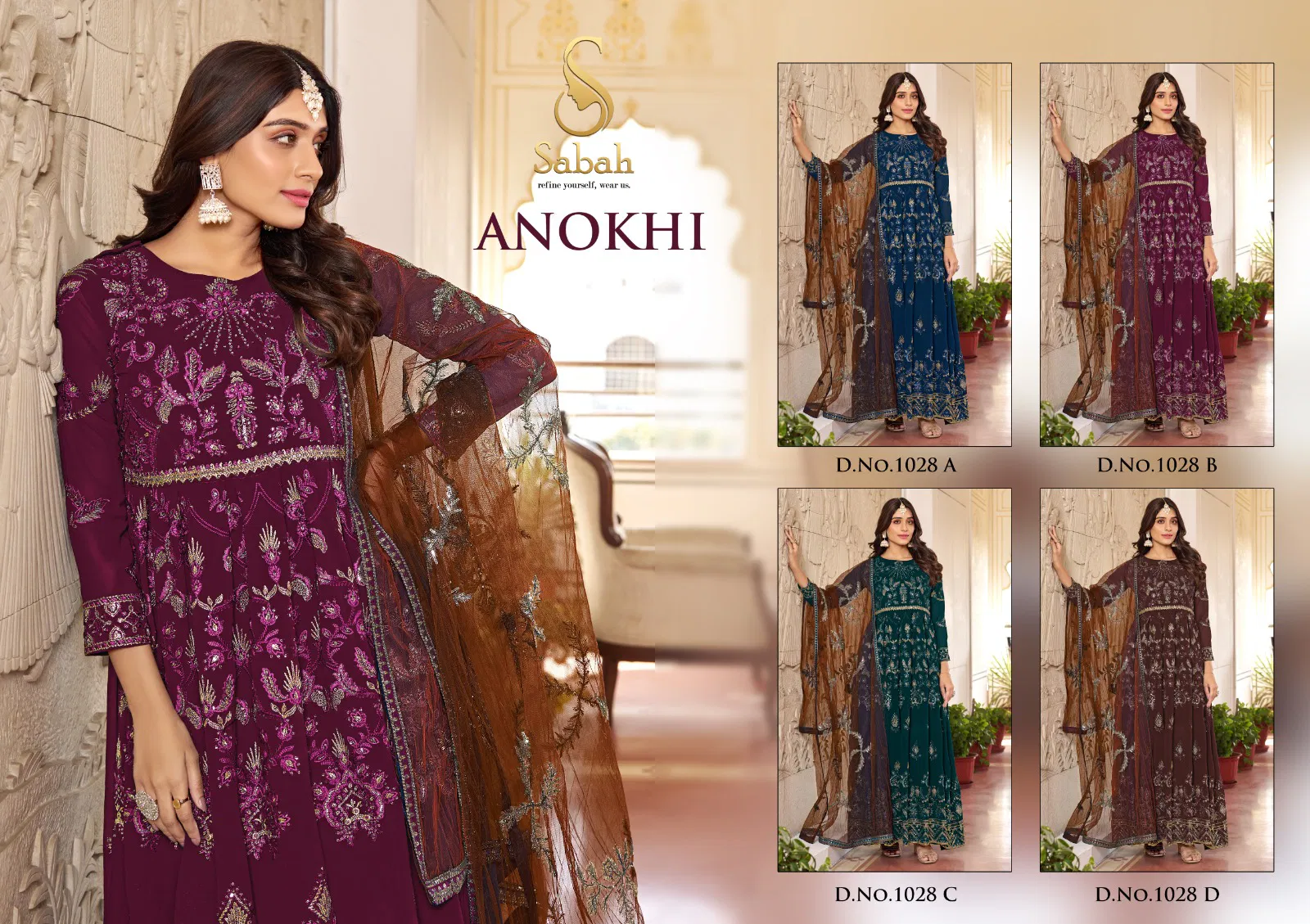 Anokhi By Sabah Georgette Wedding Wear Salwar Kameez Wholesale Price In Surat
